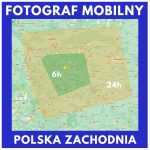 Fotograf Mobilny Polska Zachodnia Mapa - Obszar szybkiego dojazdu